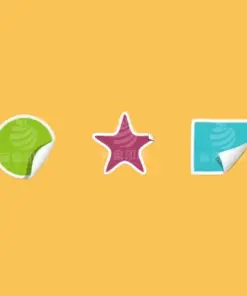 小數貼紙（客製尺寸）｜圓形／矩形／造型・即時報價・急件可